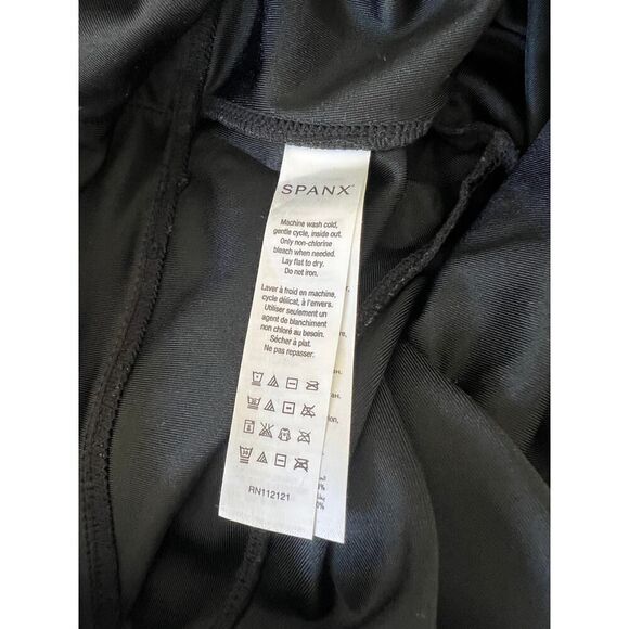 SPANXshape™ Faux Leather Leggings size small MSRP $98 - Picture 4 of 9